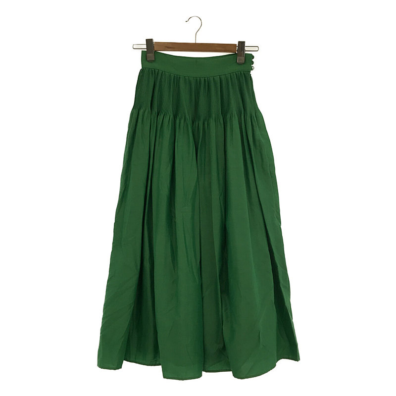 Silk Cotton Flared Skirt シルクコットン フレアスカート