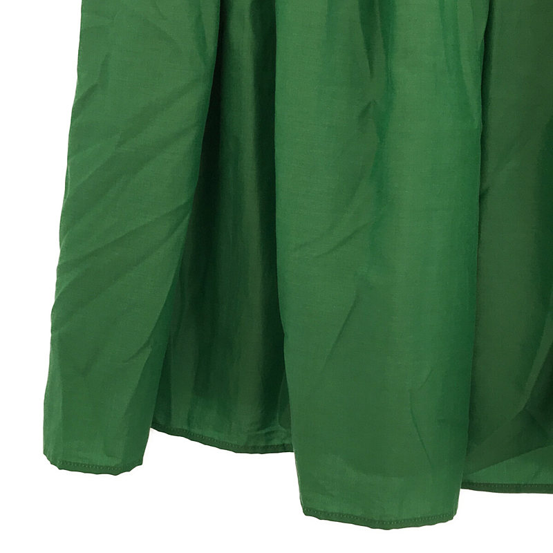 Mame Kurogouchi / マメクロゴウチ Silk Cotton Flared Skirt シルクコットン フレアスカート