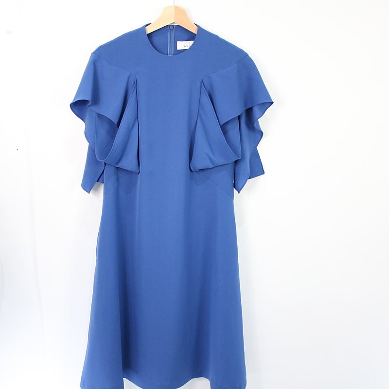 Itzel twist sleeves dress ツイストスリーブドレスワンピース