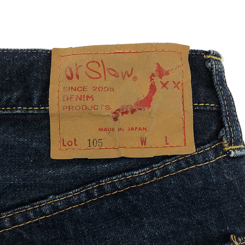 orslow / オアスロウ Lot 105 ストレート セルビッチ デニムパンツ