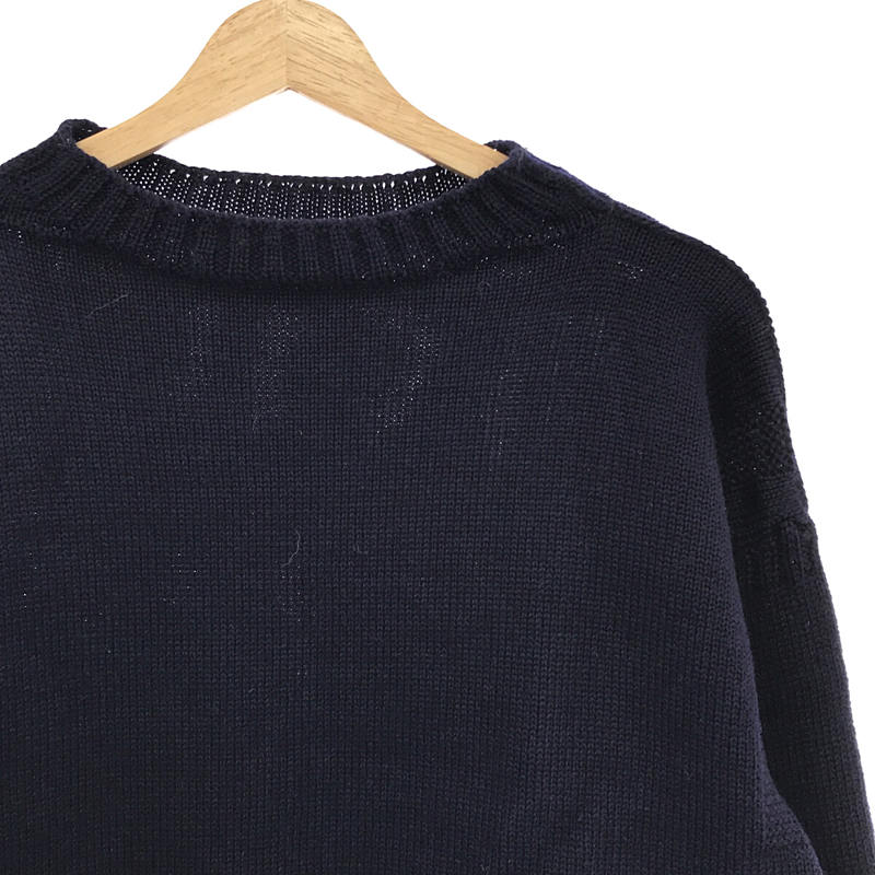 Guernsey WOOLENS / ガンジーウーレンズ ウール ガンジーニット セーター