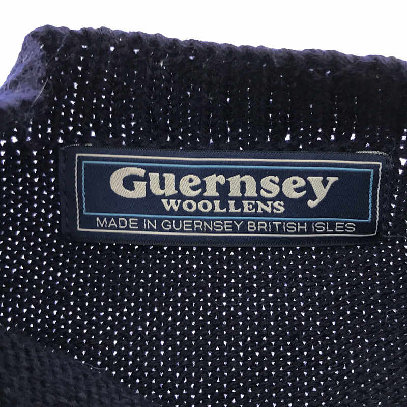 Guernsey WOOLENS / ガンジーウーレンズ ウール ガンジーニット セーター