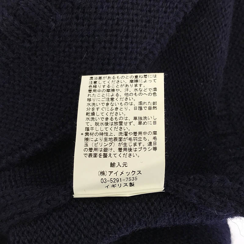 Guernsey WOOLENS / ガンジーウーレンズ ウール ガンジーニット セーター