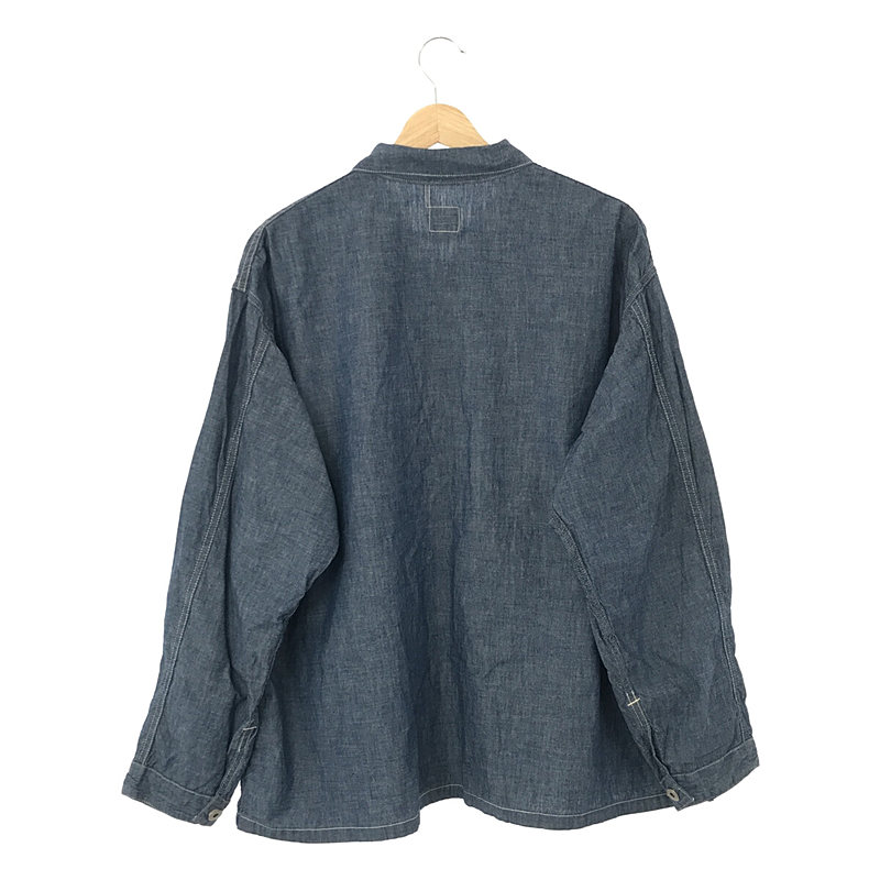 POST O'ALLS / ポストオーバーオールズ #3114 11 USMC 3 Pocket Utility Jacket (1930s Version) : chambray indigo / ユーティリティジャケット