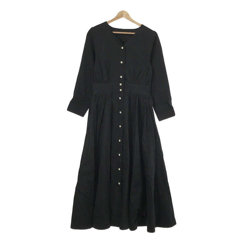 THE DRESS #04 V-neck button one piece Vネック ボタン ワンピースfoufou / フーフー