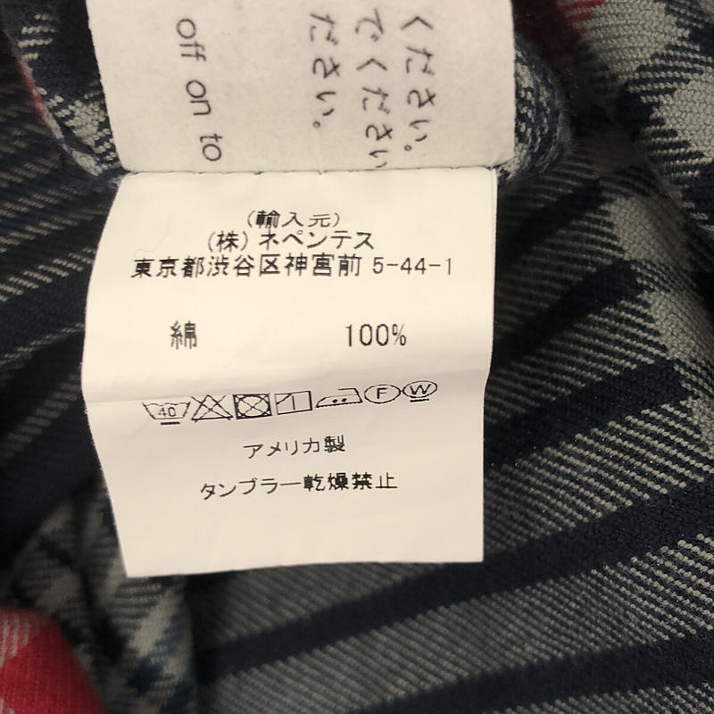 Engineered Garments / エンジニアドガーメンツ コットン フランネル ワークシャツ