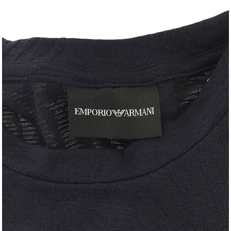 EMPORIO ARMANI / エンポリオアルマーニ ボタニカルジャガード Tシャツ