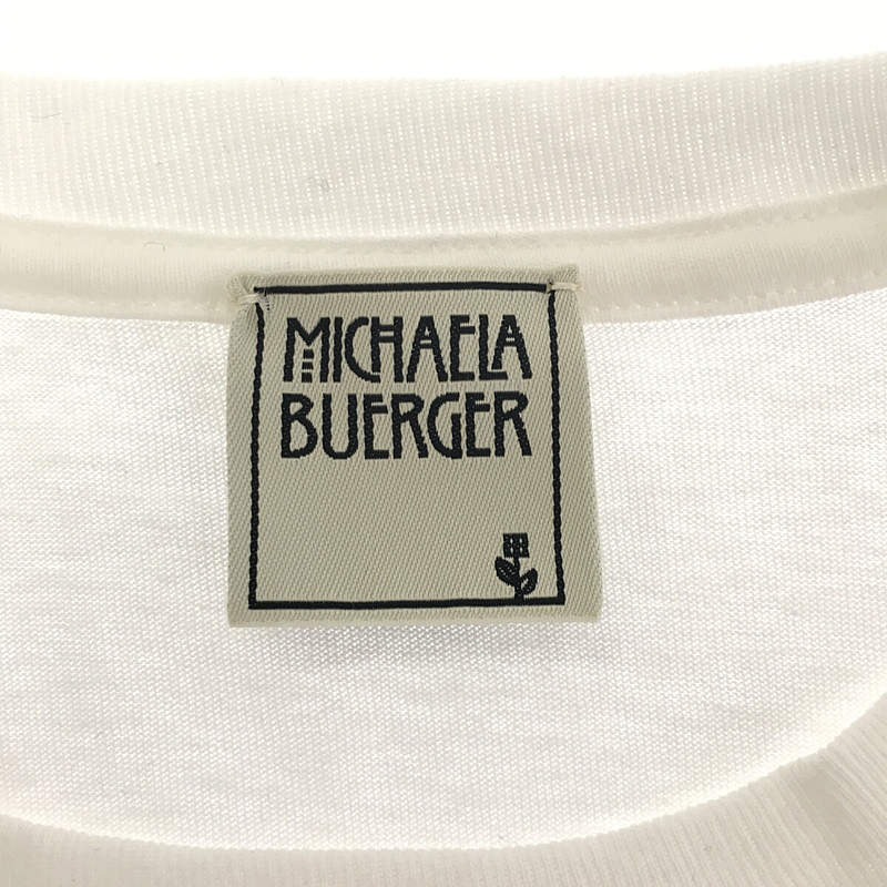 MICHAELA BUERGER / ミカエラビュルガー クロシェ ニット切替 Tシャツ