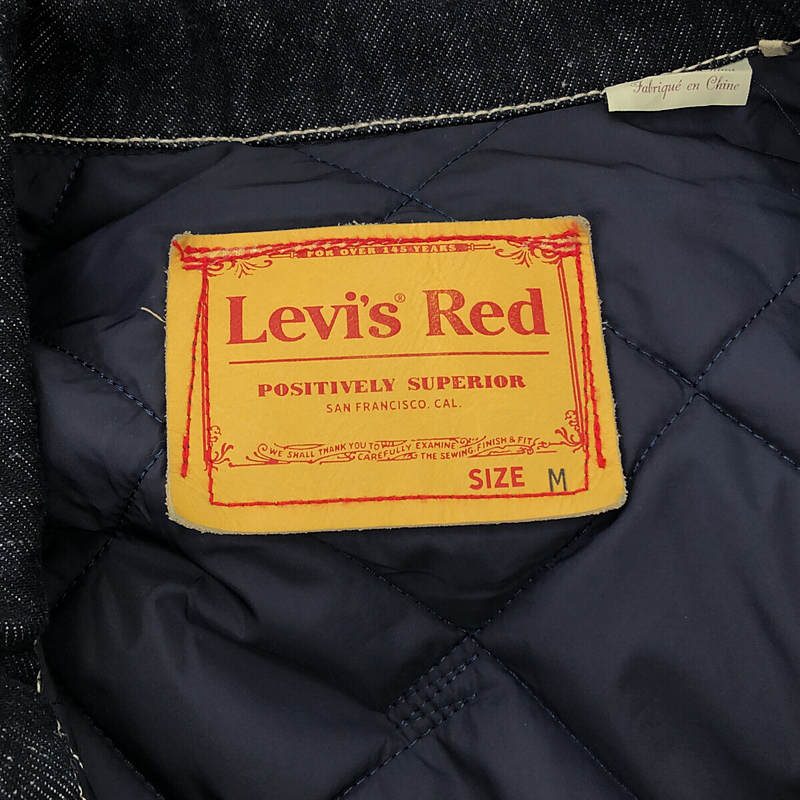 Levi's red / リーバイスレッド QUILT TYPE I TRUCKER BLUE OX RINSE / 裏地キルティング デニムジャケット