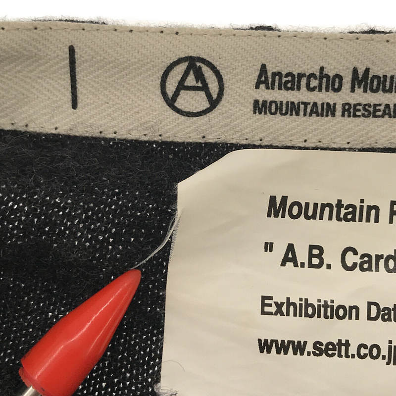 Mountain Research / マウンテンリサーチ A.B. Cardigan カシミヤ スナップボタン Vネックカーディガン