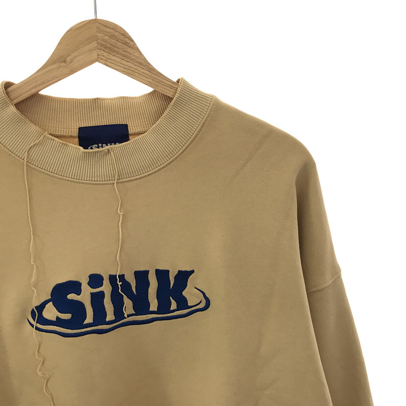 kotohayokozawa / コトハヨコザワ SiNK WAVE LOGO SWEAT ウェーブロゴ 刺繍 クルーネック スウェット