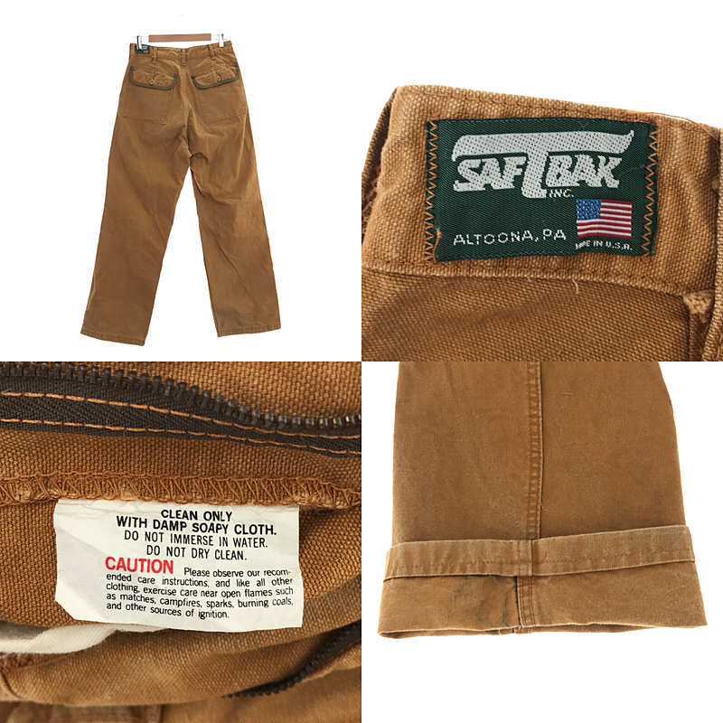 VINTAGE / ヴィンテージ古着 SAFTBAK ダック地 ハンティングパンツ