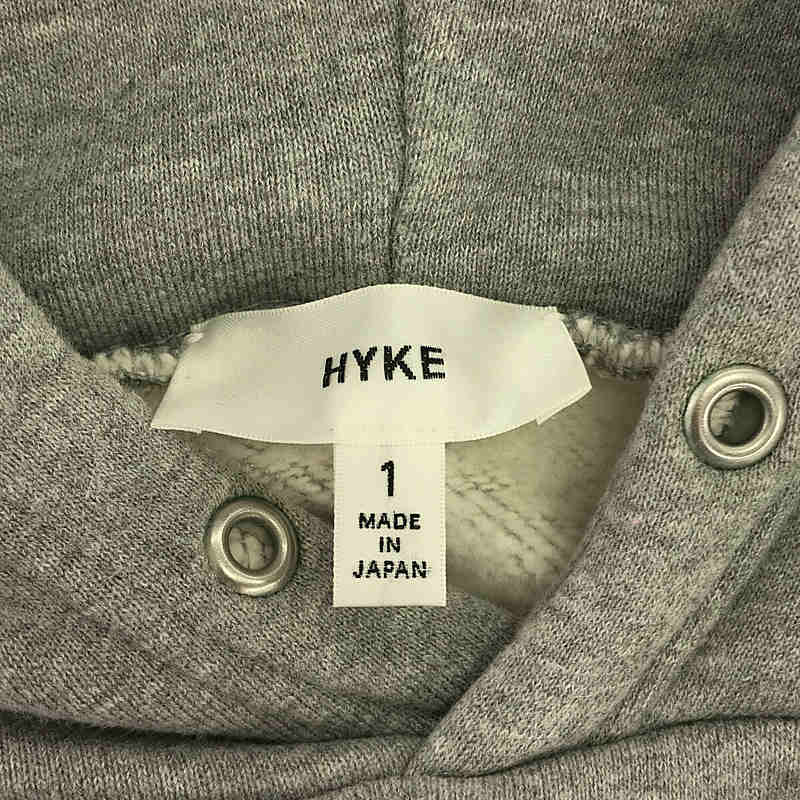 HYKE / ハイク 裏起毛 フーデッドスウェット トレーナー