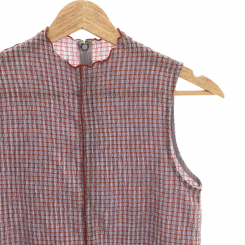 TODAYFUL / トゥデイフル Shirring Check Tops / シャーリング加工 リブ ニット トップス