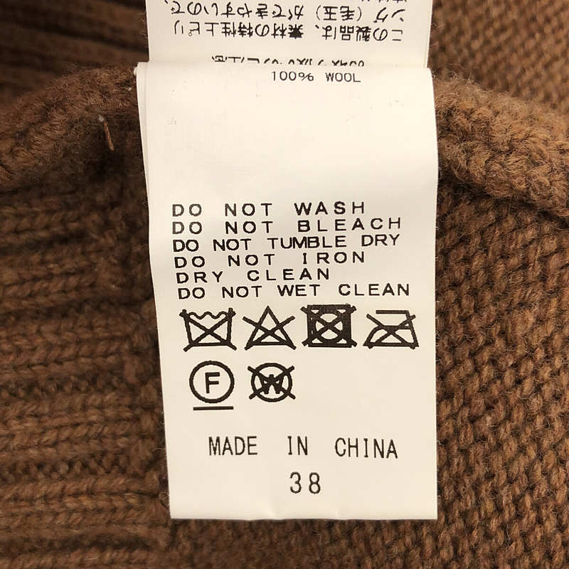 Deuxieme Classe / ドゥーズィエムクラス 【CINOH / チノ】 タートル ニット プルオーバー