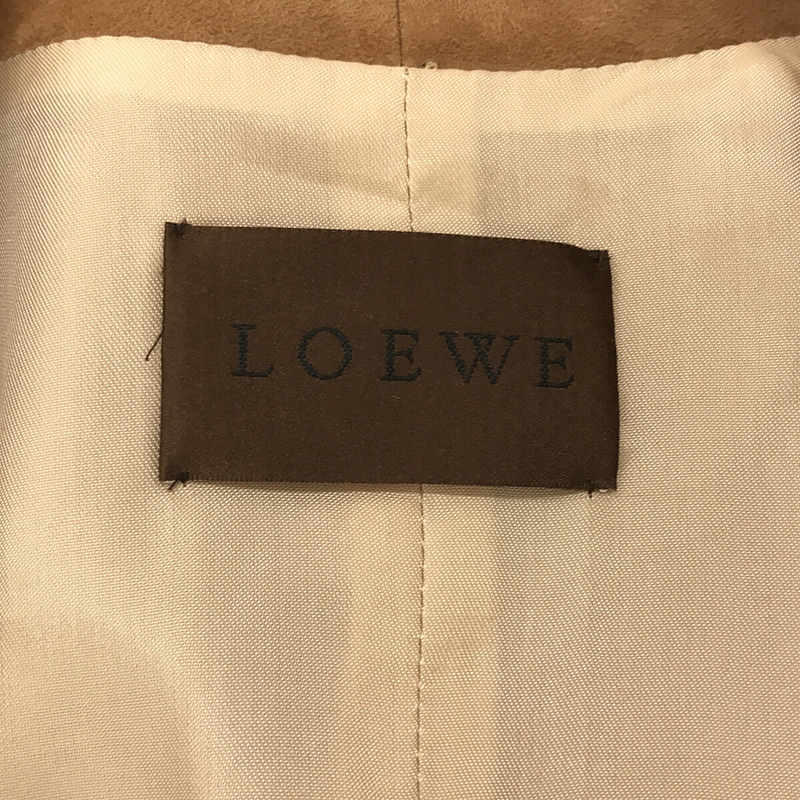 LOEWE / ロエベ スエードチェスターコート