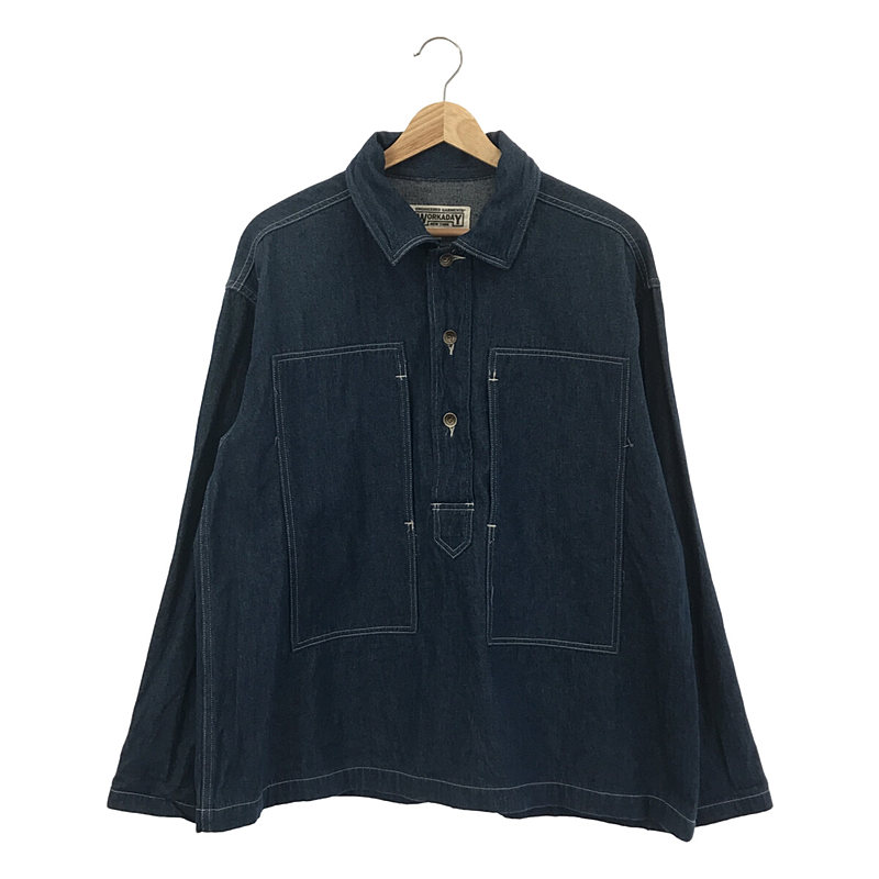 WORKADAY Army Shirt / デニム アーミーシャツ プルオーバー WORKADAY Army Shirt / デニム アーミーシャツ プルオーバー