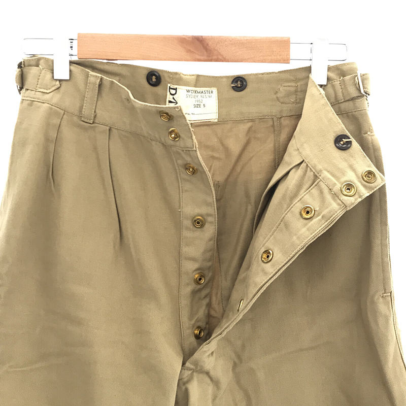 VINTAGE / ヴィンテージ古着 推定1950s〜 Australian Army Gurkha Chino Trousers / オーストラリア軍 2タック グルカ チノトラウザーパンツ