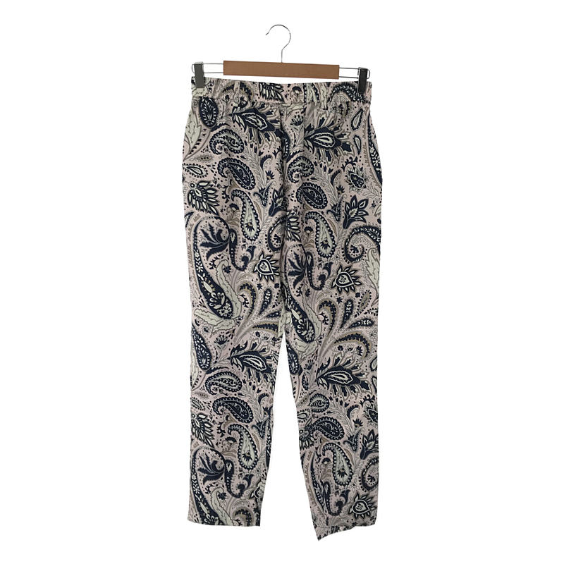 【BANANATIME / バナナタイム】TAPERED PANT (JUMBO PAISLEY) silk100％/シルク 総柄 イージーパンツ