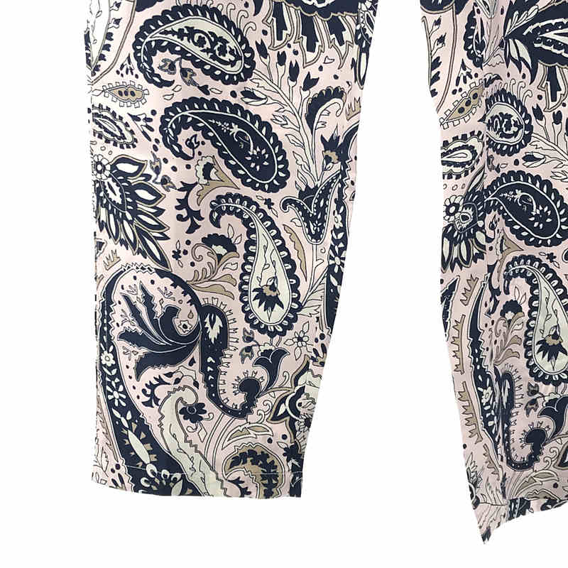 L'Appartement / アパルトモン 【BANANATIME / バナナタイム】TAPERED PANT (JUMBO PAISLEY) silk100％/シルク 総柄 イージーパンツ