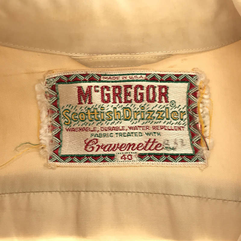 VINTAGE / ヴィンテージ古着 50s〜 McGREGOR Scottish Drizzler スコティッシュ ドリズラージャケット