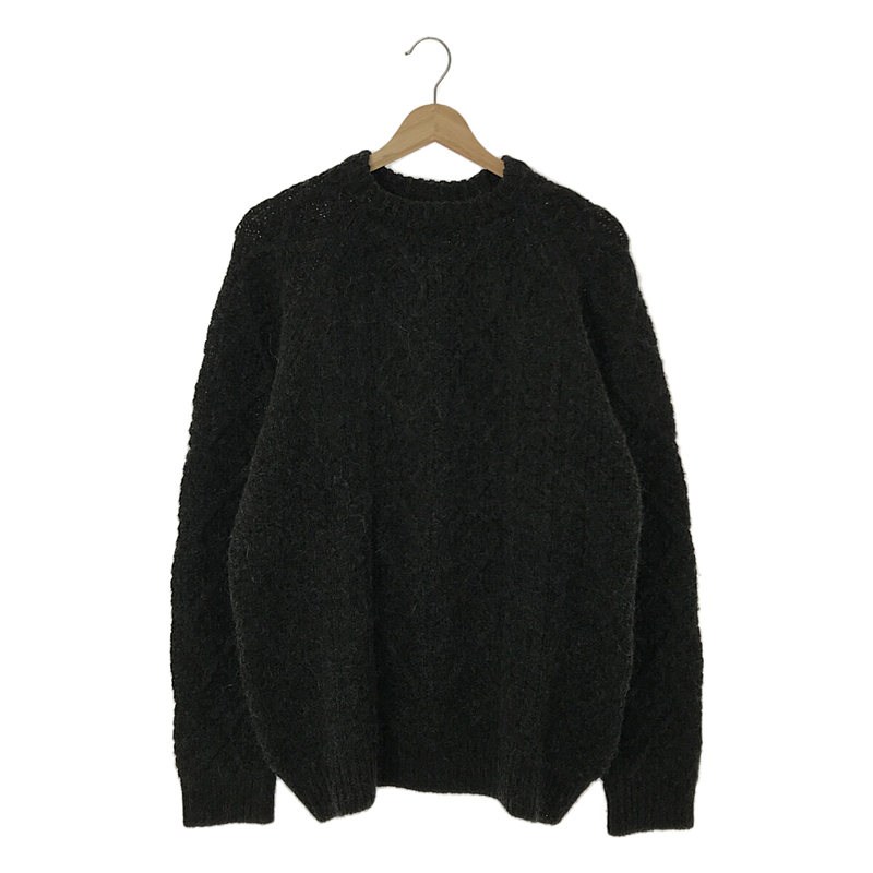 ALPACA KNIT PULLOVER アルパカ ケーブル プルオーバー