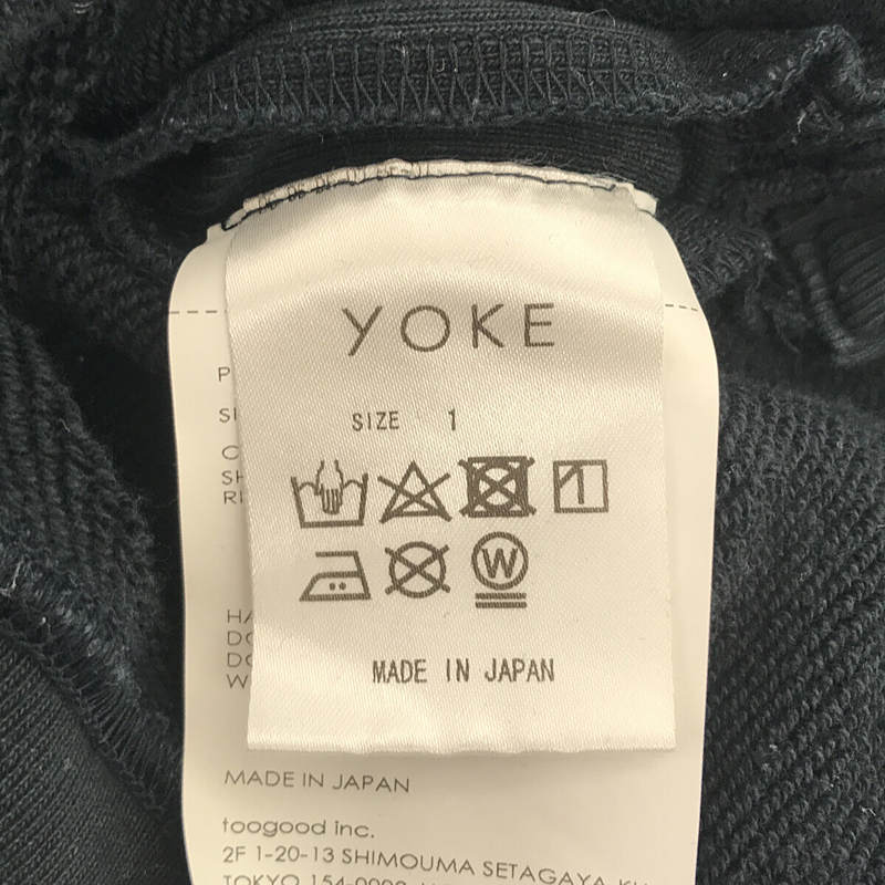 YOKE / ヨーク OVERSIZED PIPING SWEAT SHIRT / パイピング サイドジップ スウェット / ユニセックス