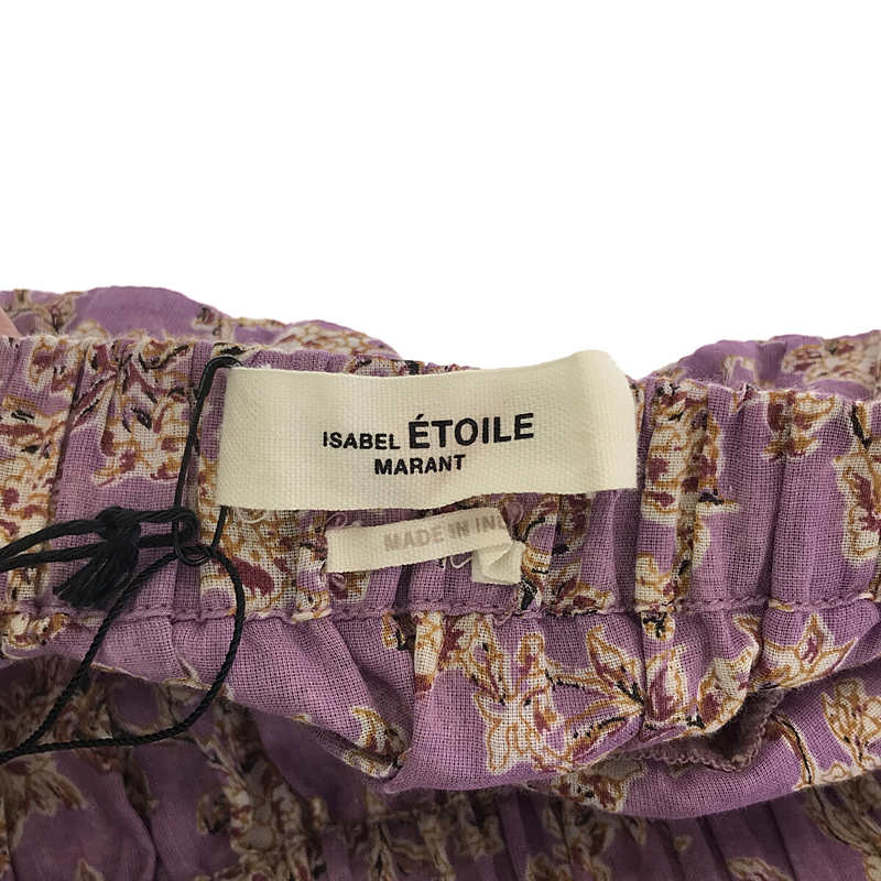 ISABEL MARANT ETOILE / イザベルマランエトワール ELFA コットン フラワープリント ティアード プリーツスカート