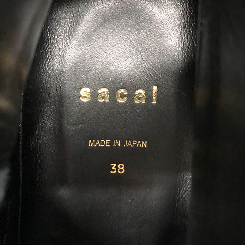 sacai / サカイ COWHIDE サイドジップ レザーブーツ