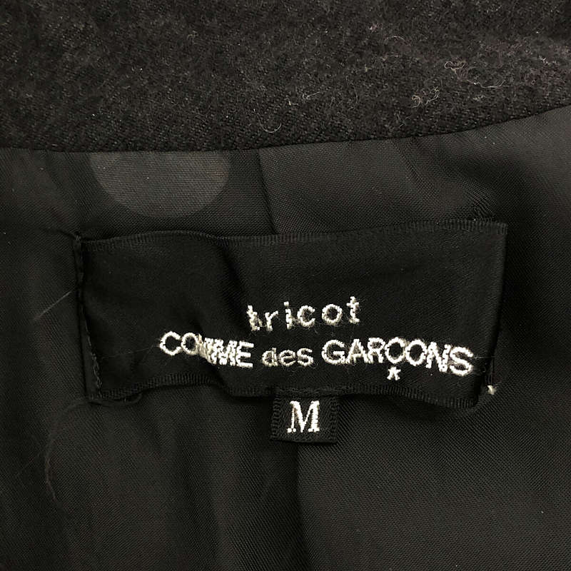 tricot COMME des GARCONS / トリココムデギャルソン フライフロント ウールチェスターコート