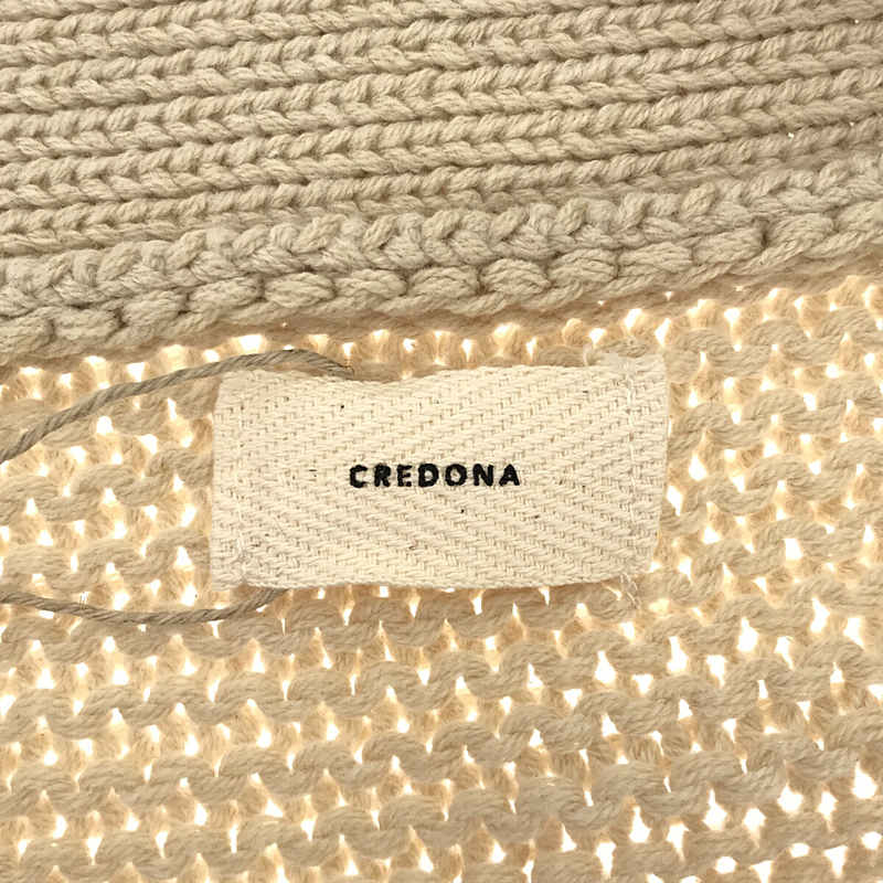 CREDONA / クレドナ ルーズ カシュクール ニットカーディガン