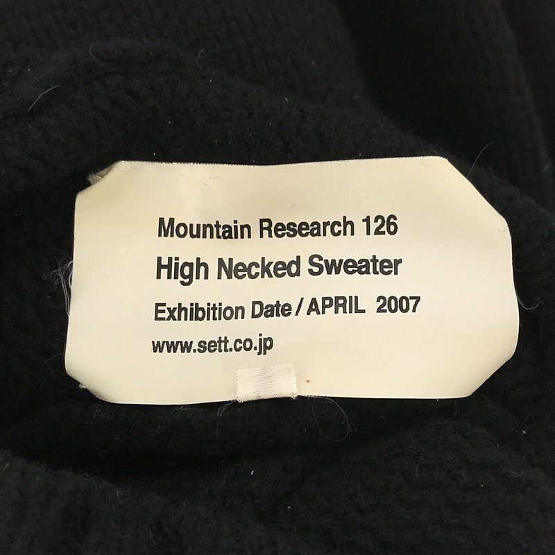 Mountain Research / マウンテンリサーチ High Necked Sweater ウール ハイネック ニット セーター