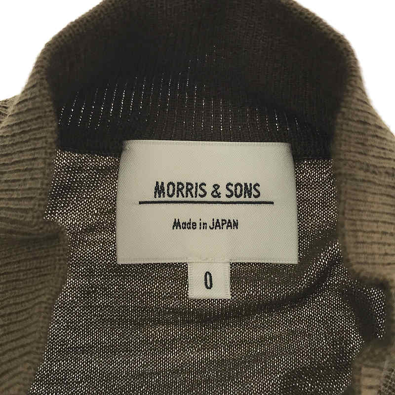 MORRIS&SONS / モリスアンドサンズ ウール ハイネックニット