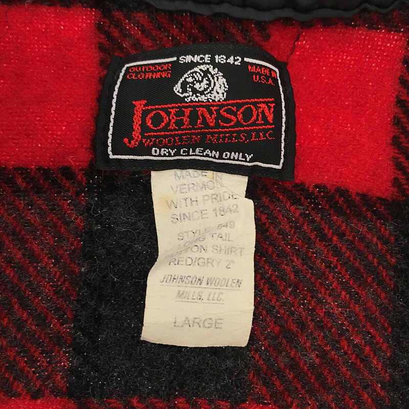 Johnson Woolen Mills / ジョンソンウーレンミルズ ウール チェックシャツ