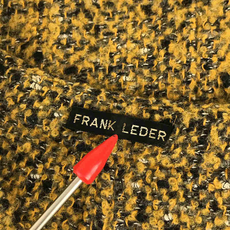 FRANK LEDER / フランクリーダー YELLOW WOOL VEST プルオーバー メランジ ニット ベスト