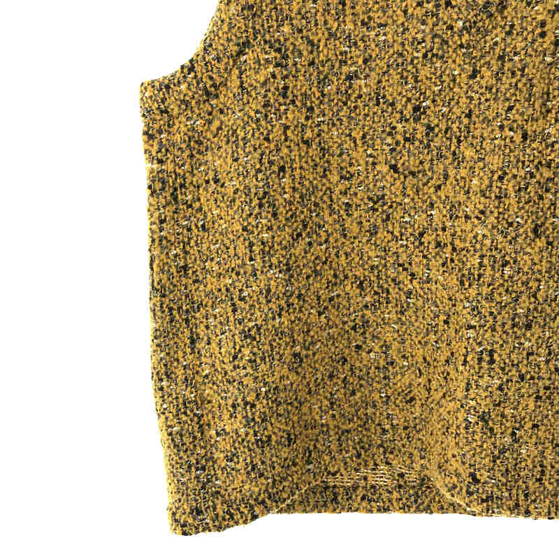 FRANK LEDER / フランクリーダー YELLOW WOOL VEST プルオーバー メランジ ニット ベスト