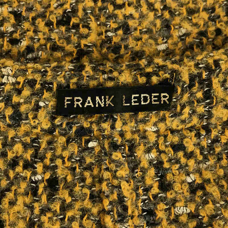 FRANK LEDER / フランクリーダー YELLOW WOOL VEST プルオーバー メランジ ニット ベスト