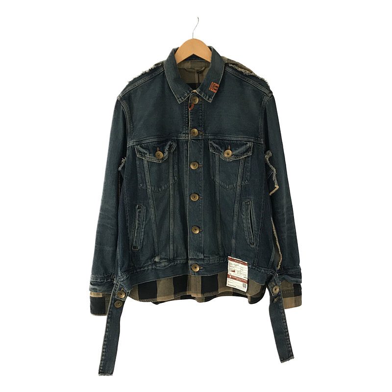 Shirt Combined Denim Blouson シャツコンバインドデニムブルゾン ジャケット