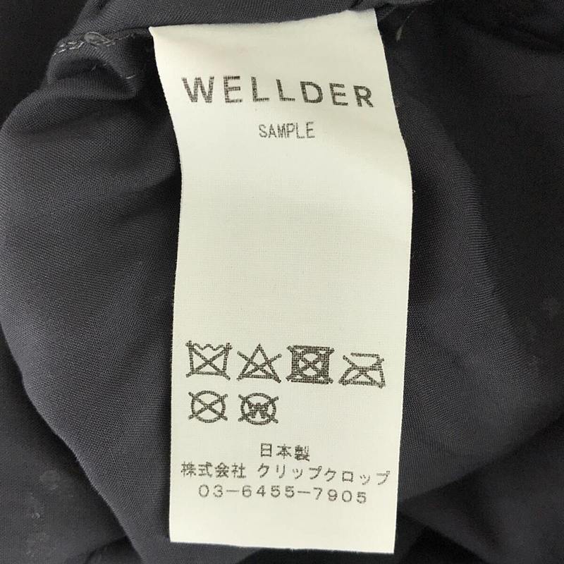 WELLDER / ウェルダー Band Collar Flare Onepiece バンドカラー フレアワンピース