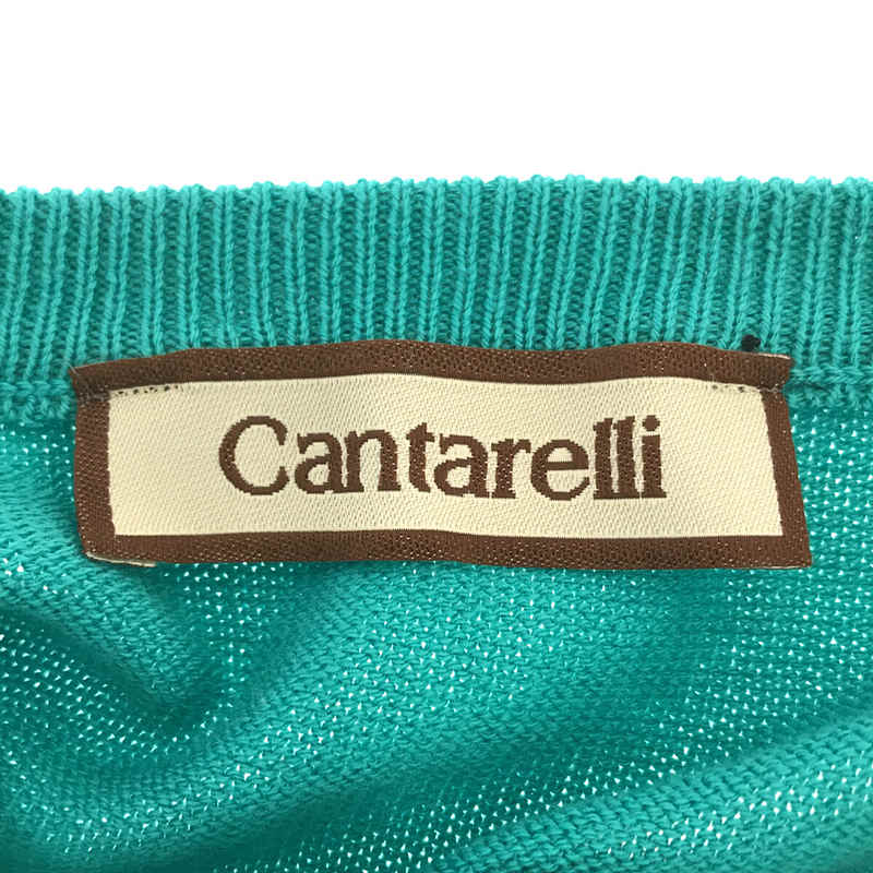 Cantarelli / カンタレリ イタリア製 コットン クルーネック ニット