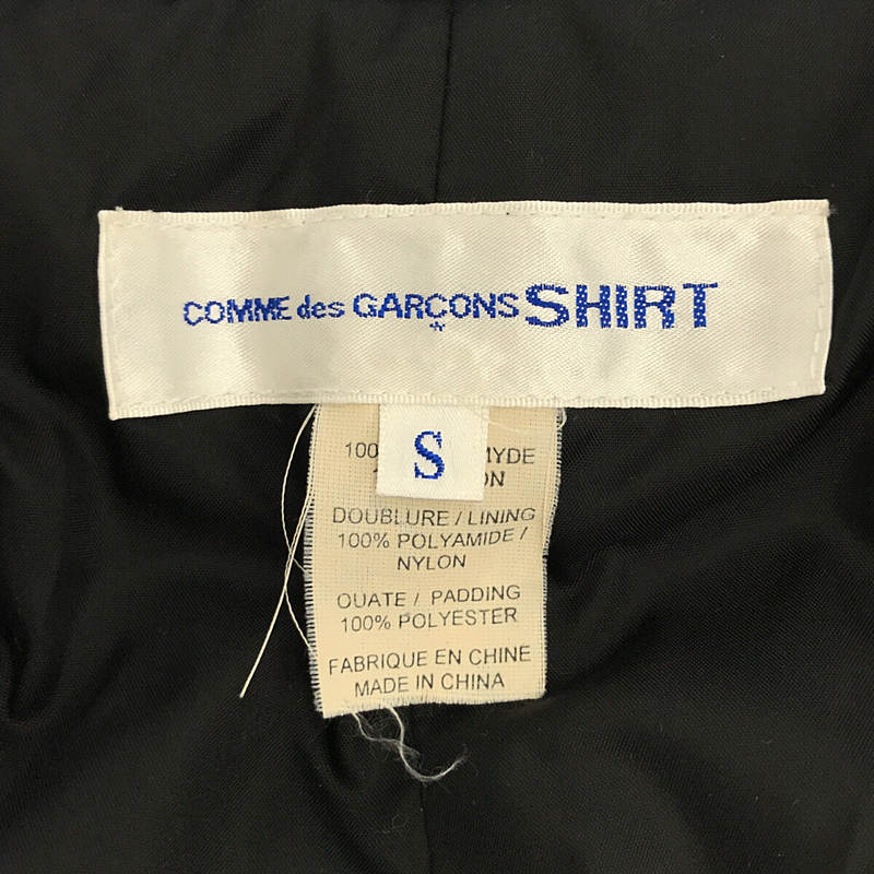 COMME des GARCONS SHIRT / コムデギャルソンシャツ NYLON SHELL BATTING DUFFLE COAT ナイロン 中綿 ダッフルコート ジャケット