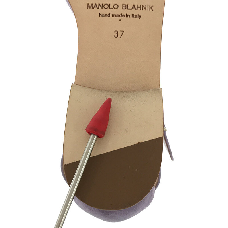 MANOLO BLAHNIK / マノロブラニク CHAFLA Chafla Ankle Strap Sandal スウェードレザー アンクルストラップ サンダル
