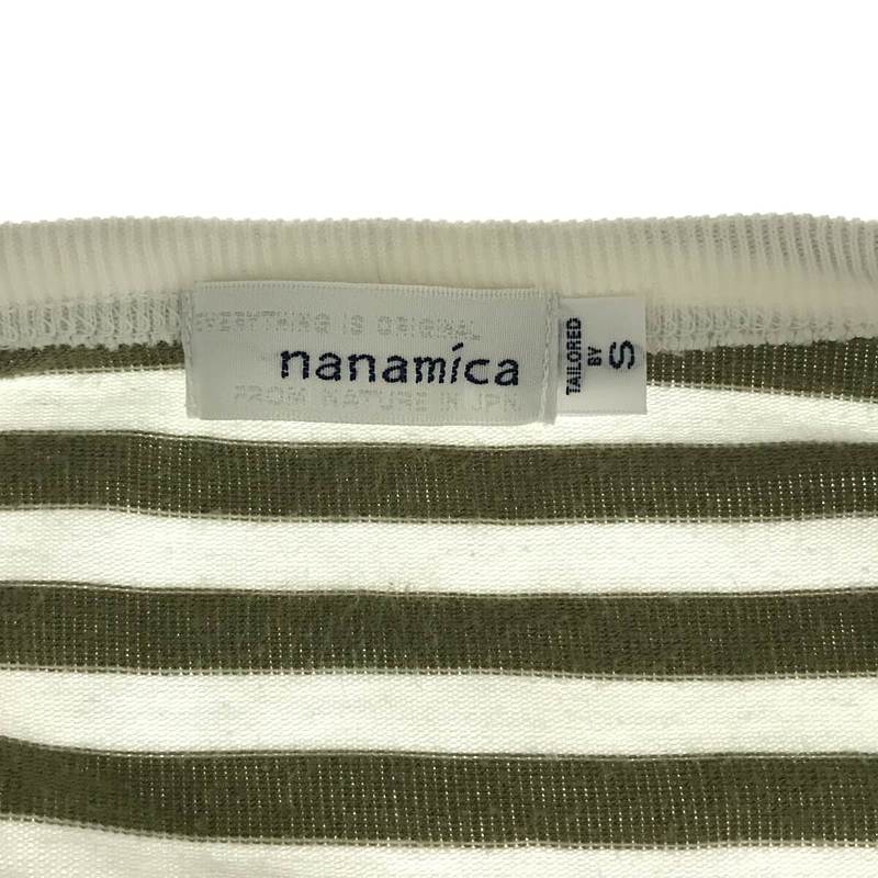 nanamica / ナナミカ COOLMAX Jersey L/S Tee クールマックスジャージーロングスリーブティー ロンT  ボーダー  カットソー