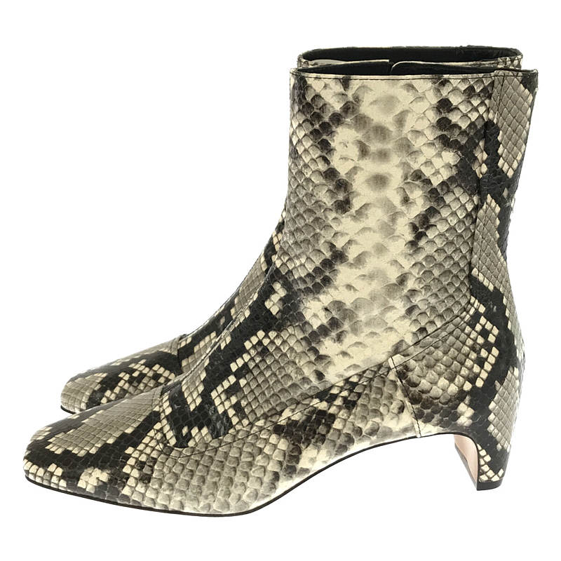 Maison Margiela / メゾンマルジェラ パイソン レザー ショートブーツ