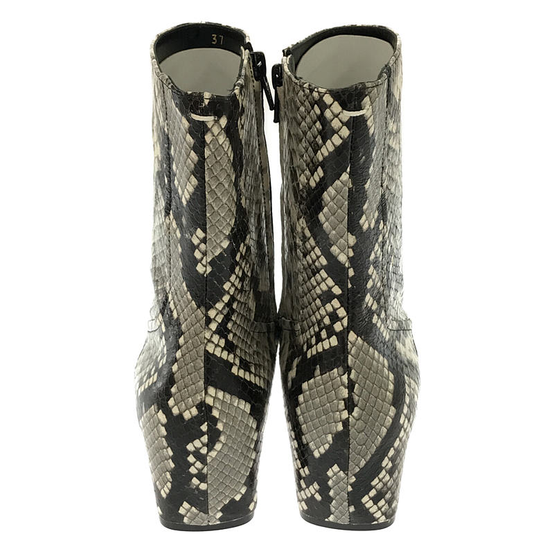 Maison Margiela / メゾンマルジェラ パイソン レザー ショートブーツ