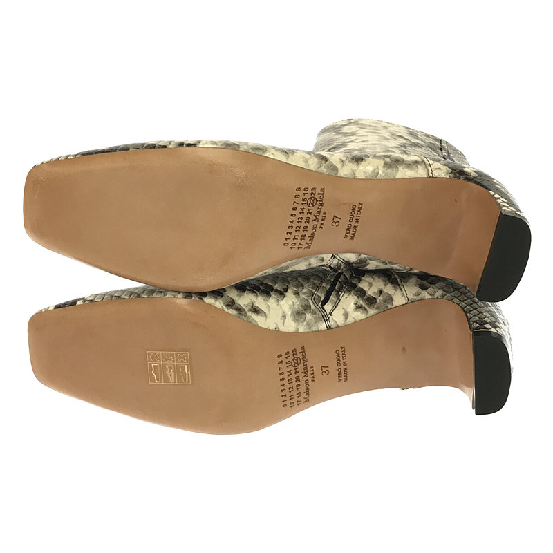 Maison Margiela / メゾンマルジェラ パイソン レザー ショートブーツ