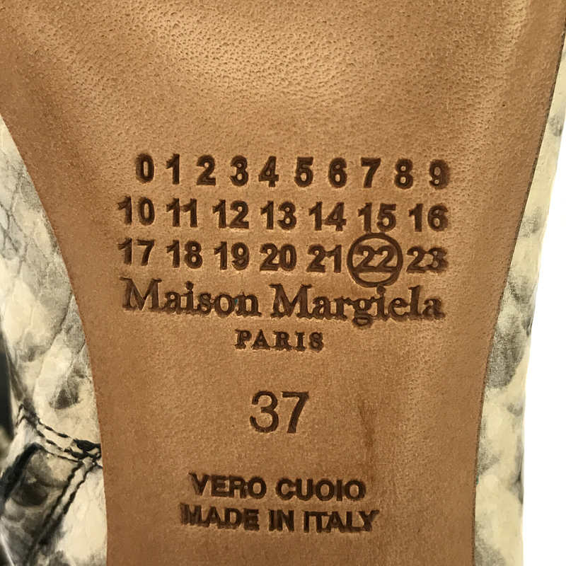 Maison Margiela / メゾンマルジェラ パイソン レザー ショートブーツ