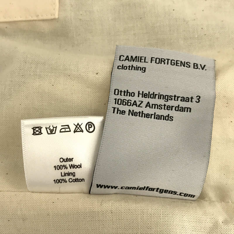 CAMIEL FORTGENS / カミエル フォートへンス 70's Jacket ウールギャバジン オープンカラージャケット