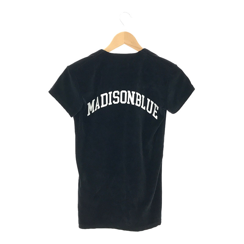 MADISON BLUE / マディソンブルー ベロア ディープVネック Tシャツ