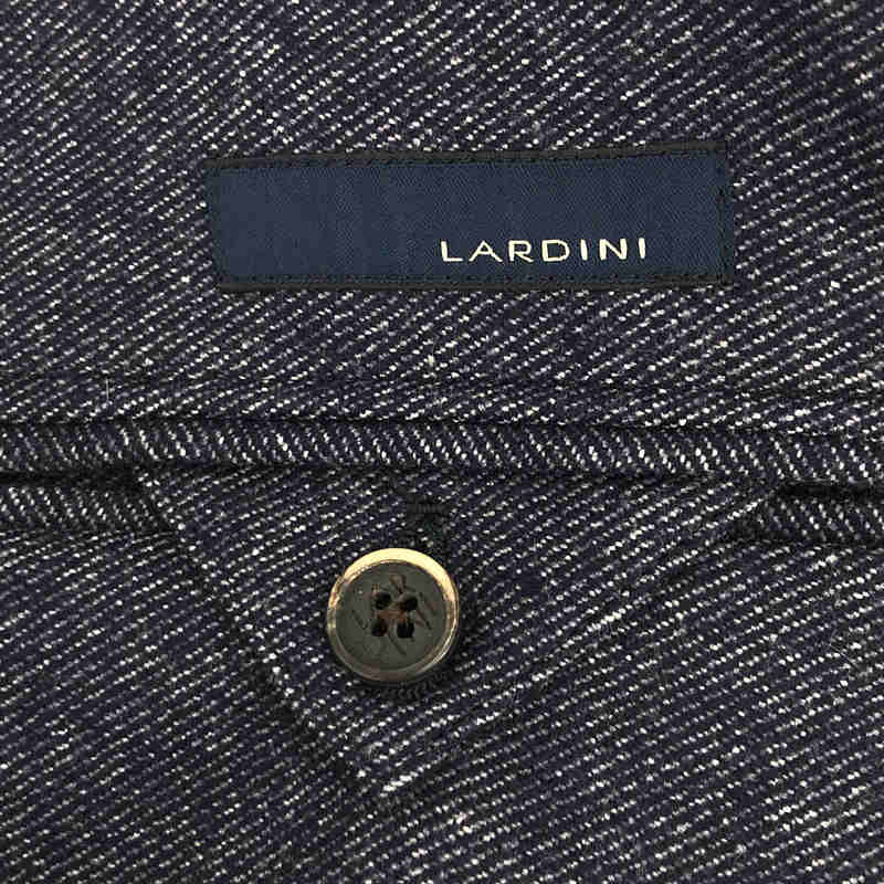 LARDINI / ラルディーニ コットンウールツイル フランネル ハーフコート